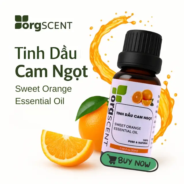 tinh dầu cam ngọt hỗ trợ cải thiện giấc ngủ